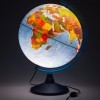 Глобус политический/физический (диаметр 210 мм, с подсветкой) "Globen"