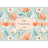 Альбом для рисования 32 л.A4 Хатбер Flora (soft-touch)