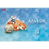 Альбом для рисования 32 л.A4 Хатбер Кот и мышь