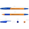 Ручка "Erich Krause" 39531 "R-301 orange" синяя