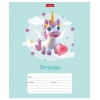 Тетрадь 12 л.A5 косая линейка Хатбер Крылатые единорожки