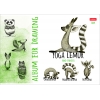 Альбом для рисования 24 л. A4 "Хатбер" "Animals yoga"